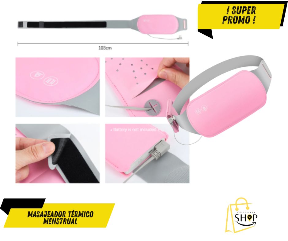 Masajeador Térmico Menstrual ® No incluye Pila Bank