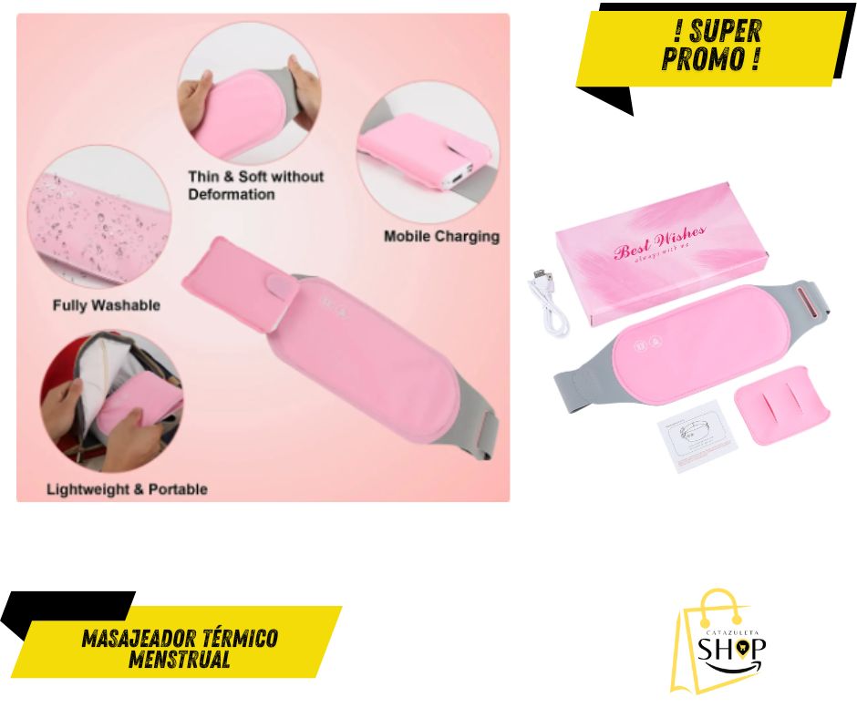 Masajeador Térmico Menstrual ® No incluye Pila Bank