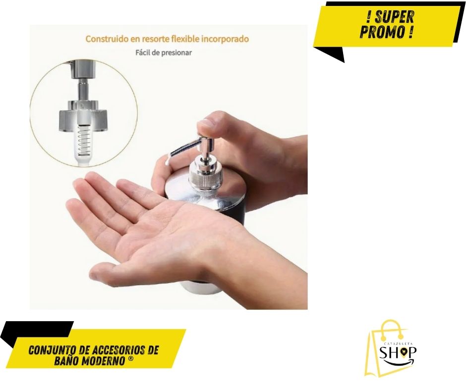 Conjunto de Accesorios de Baño Moderno ®