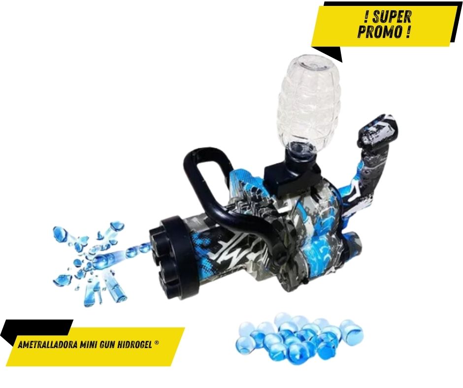 Ametralladora Mini Gun Hidrogel ®