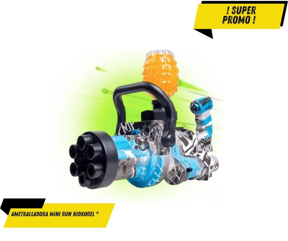 Ametralladora Mini Gun Hidrogel ®