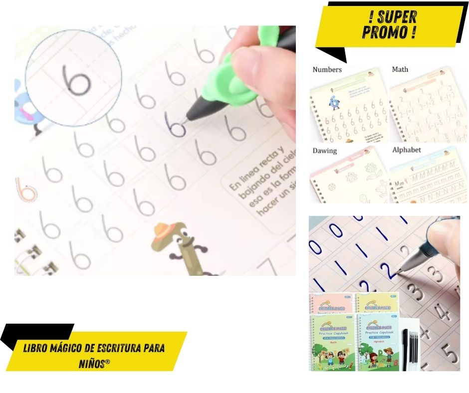 Libro Mágico de Escritura para Niños®