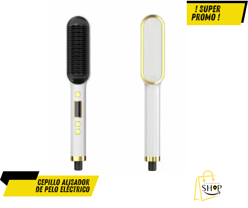 Cepillo Alisador de Pelo Electrico