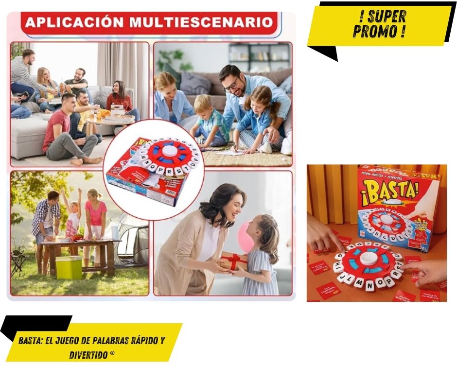 BASTA: El Juego de Palabras Rápido y Divertido ®