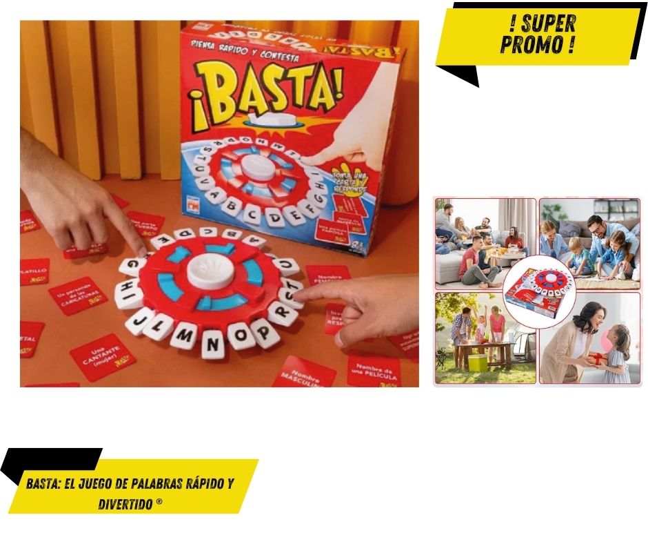 BASTA: El Juego de Palabras Rápido y Divertido ®