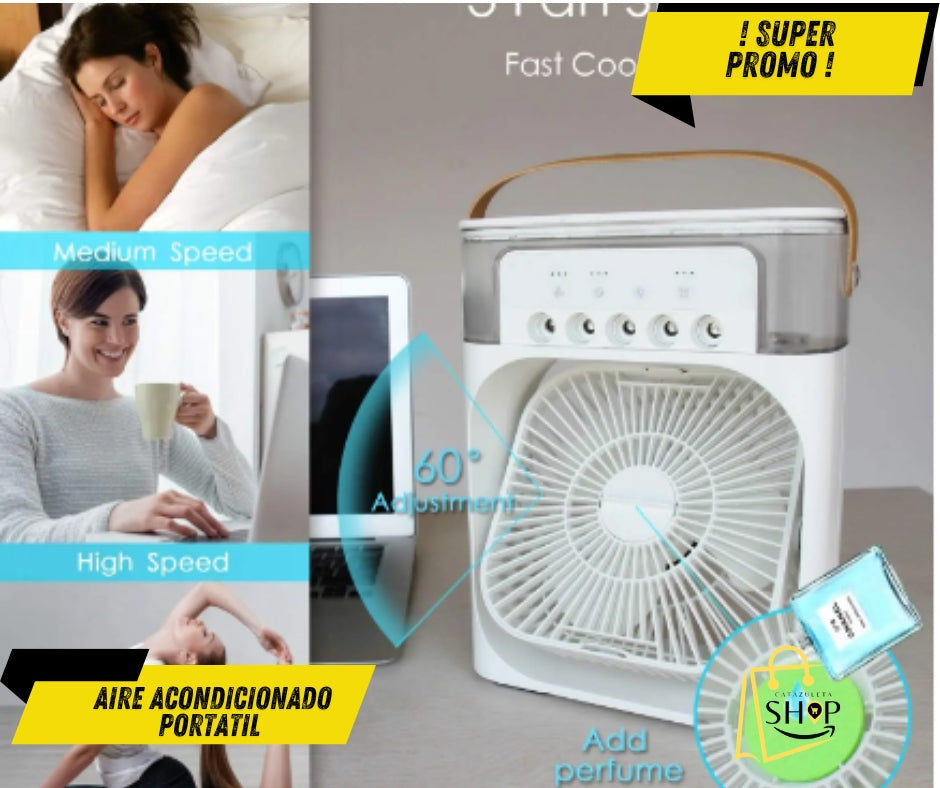 Aire Acondicionado Portatil Ventilador Artic Air Cooler Usb®