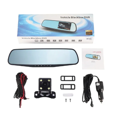 Espejo Retrovisor con Grabadora DVR: Seguridad y Confort Total