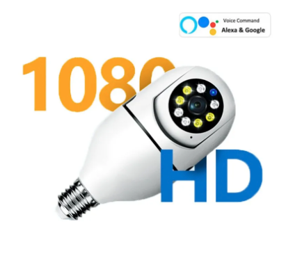 Cámara de Seguridad Wifi Tipo Bombillo - HD 1080P