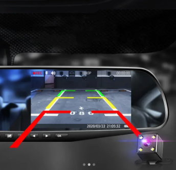 Espejo Retrovisor con Grabadora DVR: Seguridad y Confort Total