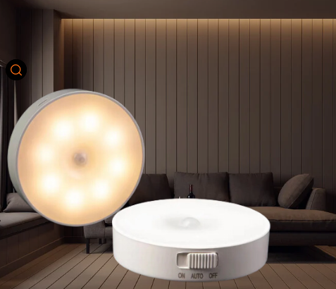 Lámpara LED de Noche con Sensor de Movimiento