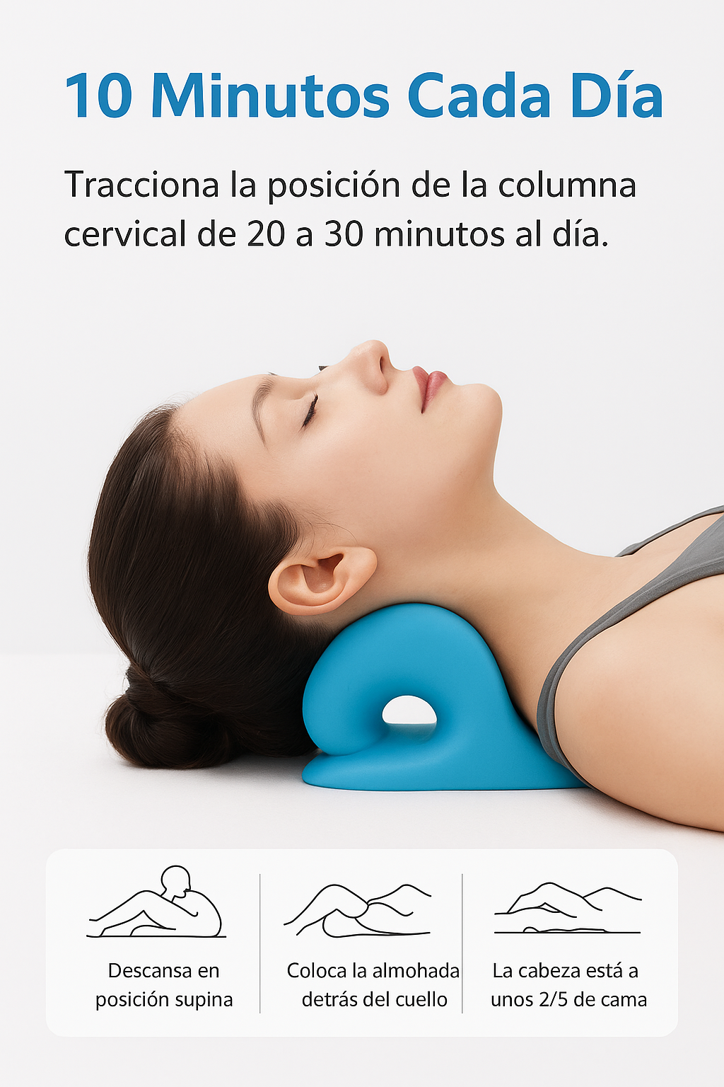 Almohada Cervical Ergonómica: Descanso y Alivio®