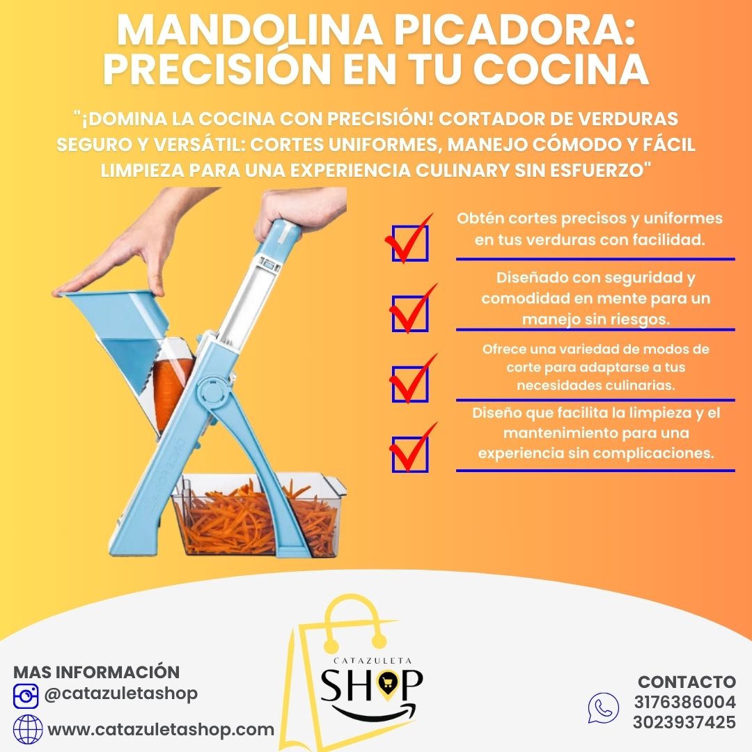 Mandolina Picadora: Precisión en tu Cocina