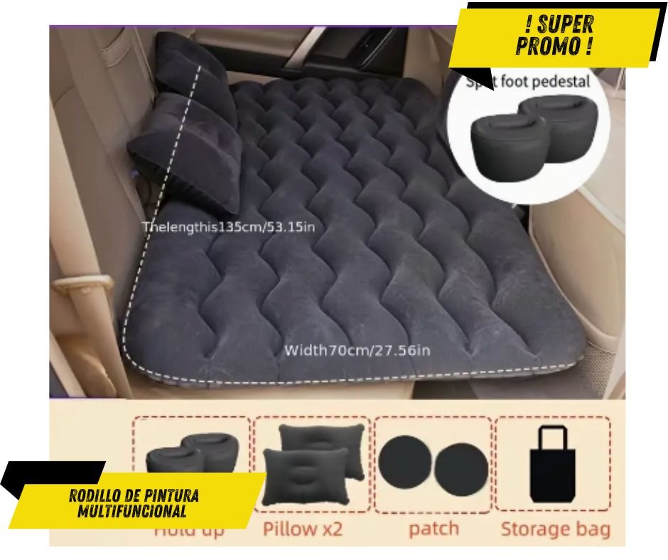 Colchón Inflable de viaje para Carro