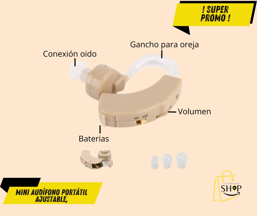 Mini audífono, amplificador de sonido ®