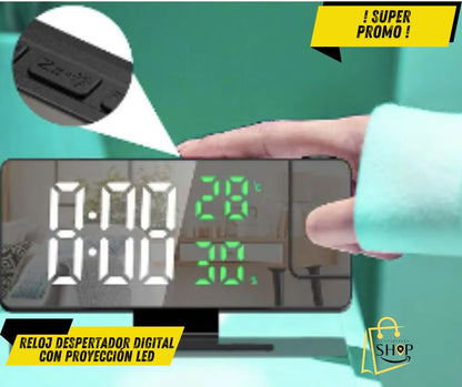 Reloj despertador Digital con proyección Digital alarm clock ®