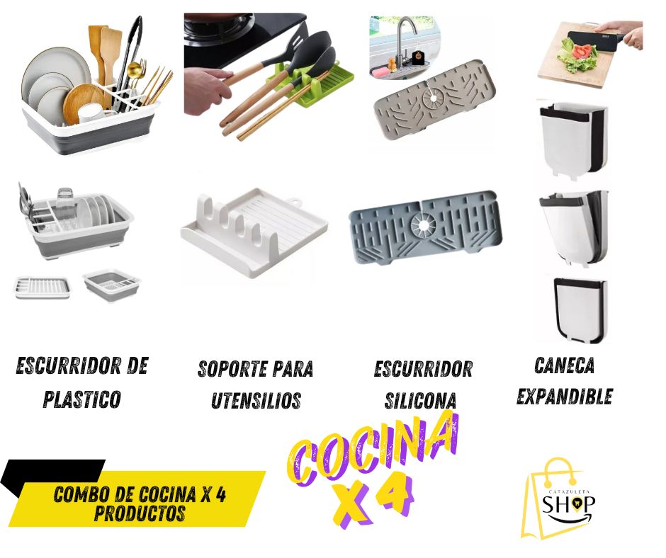 Kit Completo para Organizar tu Cocina: Cuatro Elementos Esenciales ®