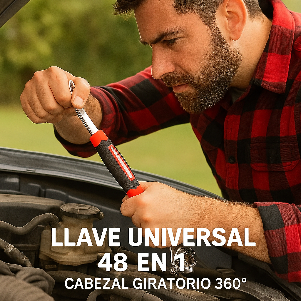 Llave Multifuncional 48 en 1 con Giro 360°®