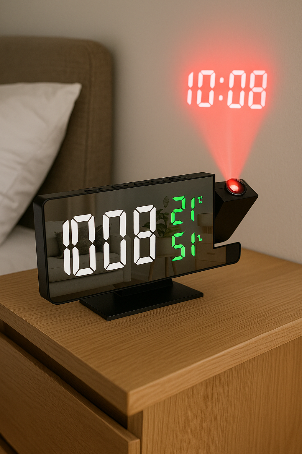 Reloj despertador Digital con proyección Digital alarm clock ®
