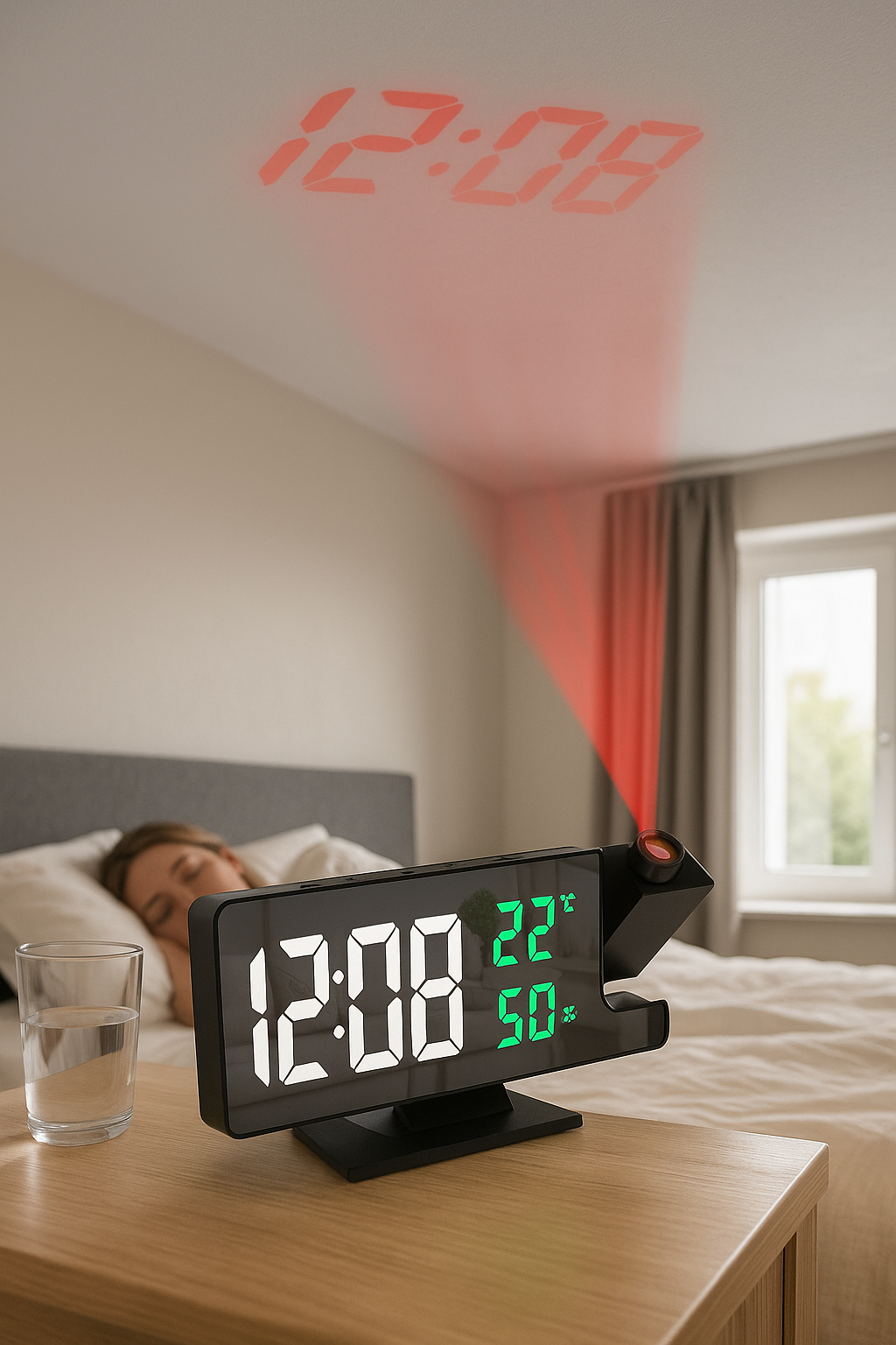 Reloj despertador Digital con proyección Digital alarm clock ®