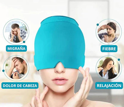 Gorro Antimigraña Gel Frio y Caliente